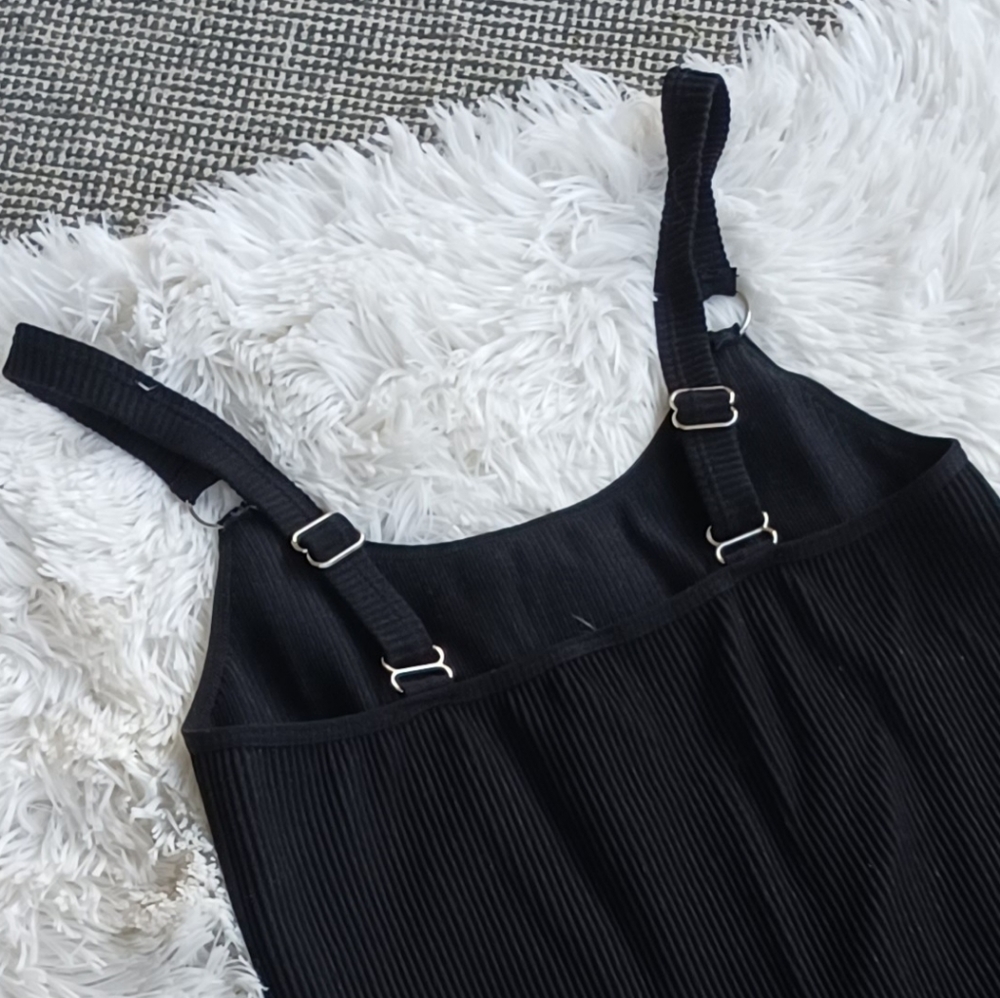 Women's Ribbed Romper - Picture 5 of 5